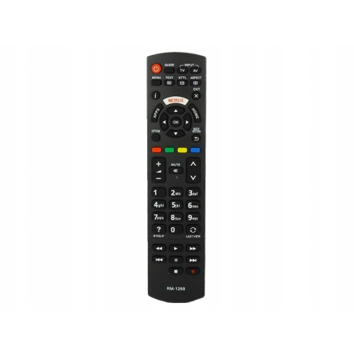 Pilot do TV LCD LED NETFLIX PANASONIC uniwersal zamienny RM-L1268 RM-L1378