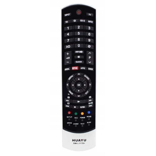 PILOT UNIWERSALNY ZAMIENNIK DO TV LCD TOSHIBA NETFLIX CT-8509 RM-L1178