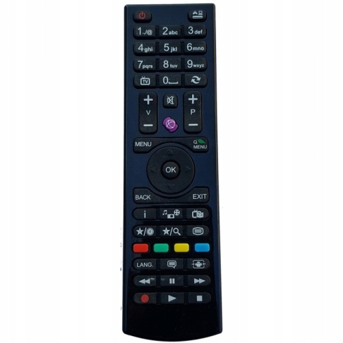 Pilot uniwersalny zamienny do TV RC4862 TFK 255AA Hitachi Vestel Czarny