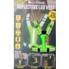 Kamizelka ostrzegawcza odblaskowa do biegania na rower spacer led usb 360°