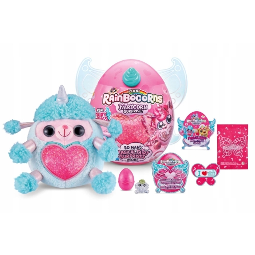 RAINBOCORNS Fairycorn Surprise Maskotka Jednorożec Skrzydła Niebieski Róg