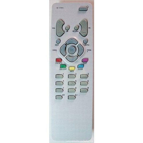 Pilot do TV Thomson uniwersalny oryginał zamienny mały srebrny RC111TA1G