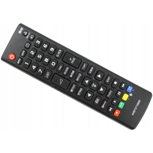 Pilot uniwersalny zamiennik do Tv LG AKB73715650 19MN43D 24MN31D Czarny