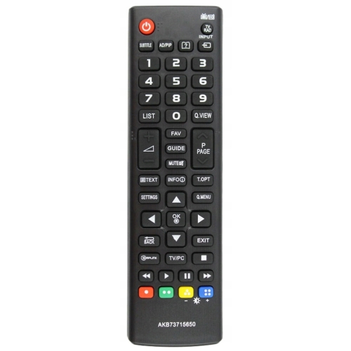 Pilot uniwersalny zamiennik do Tv LG AKB73715650 19MN43D 24MN31D Czarny
