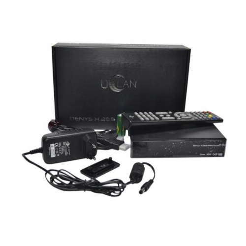 Oryginalny Pilot do dekoder TVSAT Enigma 2 Uclan Denys H.265 PRO Combo EU+