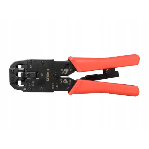 Zaciskarka wtyków RJ-45 RJ-12 RJ-11 4P2C Kemot 4P-6P-8P HT-2008R NAR0010