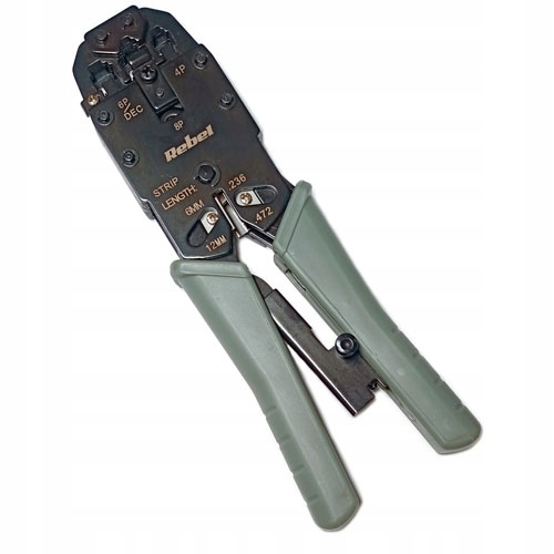 Zaciskarka wtyków RJ-45 RJ-12 RJ-11 4P2C Kemot 4P-6P-8P HT-2008R NAR0010