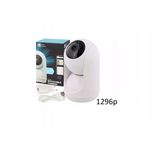 KAMERA OBROTOWA DOMOWA Z MIKRO LSC SMART CONNECT 1296P HD WIFI biała