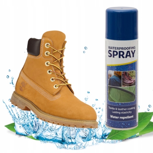 MOCNY IMPREGNAT WODOODPORNY SPRAY DO BUTÓW ODZIEŻY SKÓRY ZAMSZU 300ml x 3