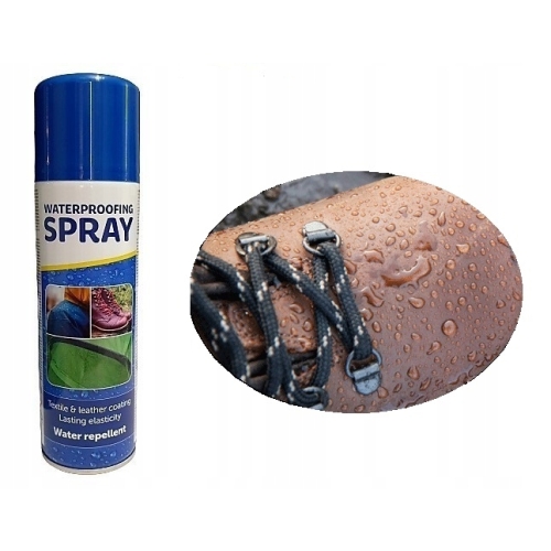MOCNY IMPREGNAT WODOODPORNY SPRAY DO BUTÓW ODZIEŻY SKÓRY ZAMSZU 300ml x 3