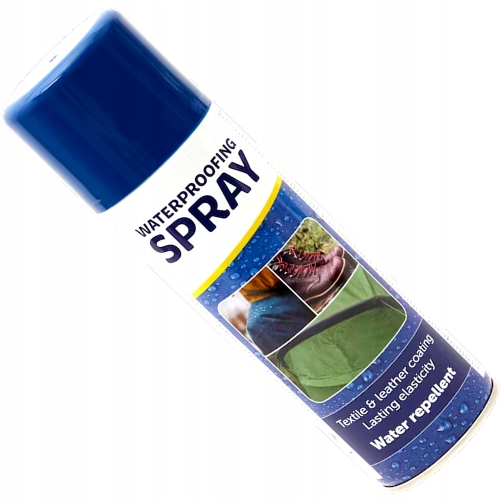 MOCNY IMPREGNAT WODOODPORNY SPRAY DO BUTÓW ODZIEŻY SKÓRY ZAMSZU 300ml x 3