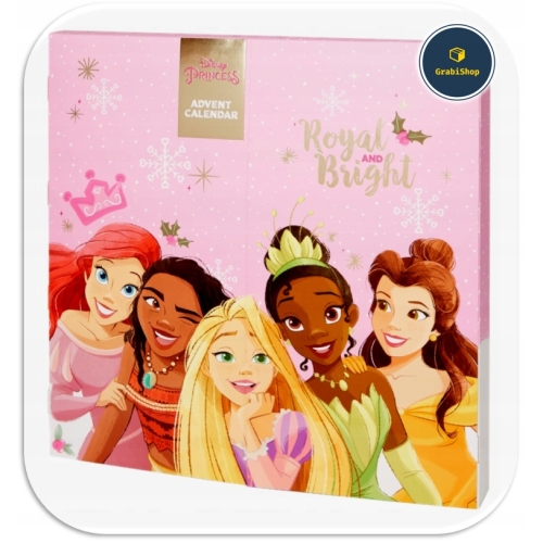KALENDARZ ADWENTOWY MIX KOSMETYKÓW DLA DZIEWCZYNKI Disney Princess 2025 dw