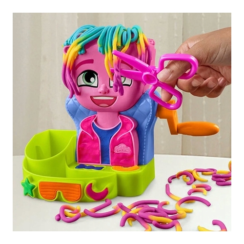 Play-Doh Stylista Fryzur Salon Fryzjerski zestaw aksesoria + 6 tubek F8807