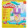 Play-Doh Zakręcona lodziarnia tęczowe lody zestaw akcesoria +5 tubek G0028