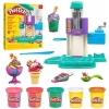 Play-Doh Zakręcona lodziarnia tęczowe lody zestaw akcesoria +5 tubek G0028