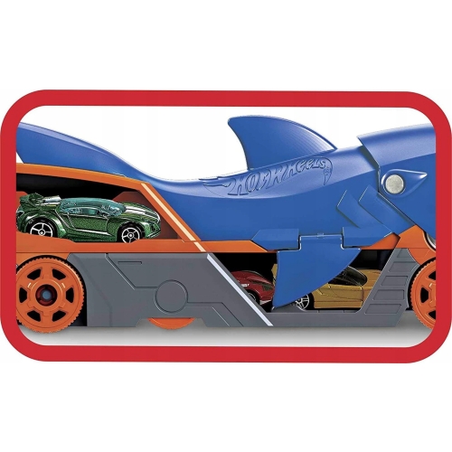 HOT WHEELS CITY WYRZUTNIA TRANSPORTER REKIN SHARK GVG36 + AUTKO PREZENT
