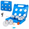 Kule do Gry BOULE PETANQUE BULE petanka 6 metalowych kul zestaw na piknik