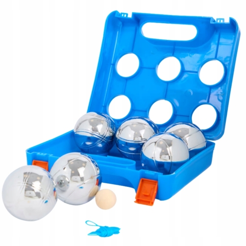 Kule do Gry BOULE PETANQUE BULE petanka 6 metalowych kul zestaw na piknik