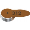 BATERIA DO APARATÓW SŁUCHOWYCH OKRĄGŁE Varta 312 6 sztuk 1.45 V PR41