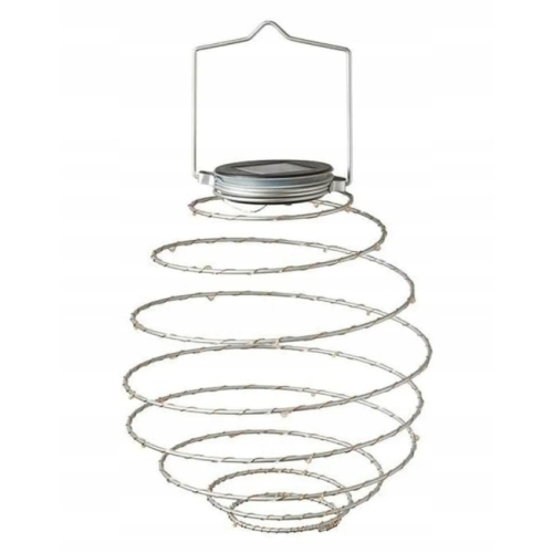 Lampa Ogrodowa Zewnętrzna Podwieszana Solarna Warm White KOKON SOLAR 3 SZT