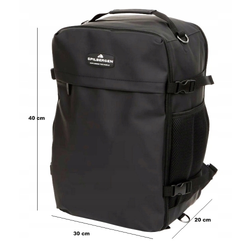 Plecak kabinowy samolotowy kompaktowy pod fotel 40 x 25 x 20 cm 20L MIĘTOWY