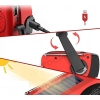 Radio Solarne Awaryjne na korbkę 3w1 Solar Crank powerbank latarka RED