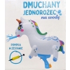 DMUCHANY JEDNOROŻEC + DELFIN 2x PISTOLET NA WODĘ ZABAWKI NA ŚMINGUS DYNGIUS