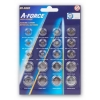 BATERIE DO PILOTÓW TVSAT NC+ KLUCZYK DO AUTA A-FORCE SET MIX 20 SZT LITOWE
