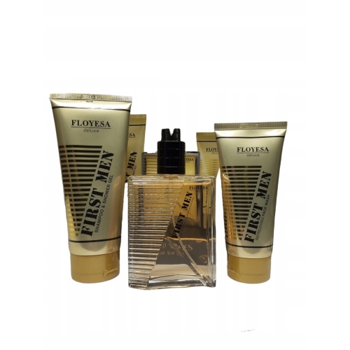 Zestaw upominkowy Floyesa Deluxe Dla MĘŻCZYZNY SZAMPON ŻEL PERFUMY PREZENT