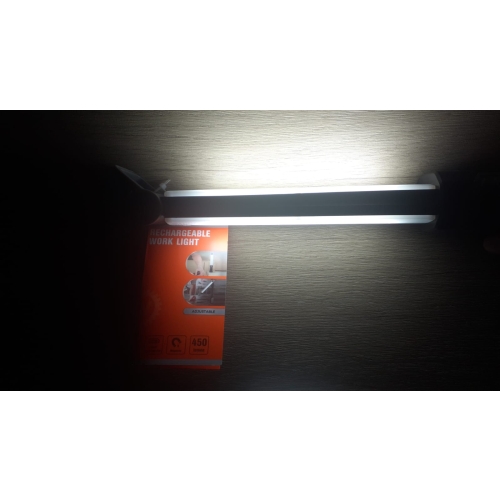 Lampa robocza LED z magnesem Werckmann ROZKŁADANA AKUMULATOROWA USB 34-50cm