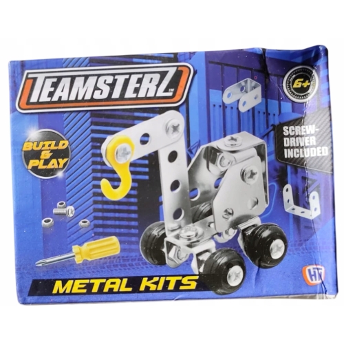 Zestaw konstrukcyjny Teamsterz Metal Kits hti dżwig drogowy żuraf