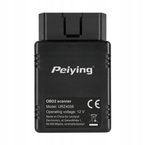 Interfejs diagnostyczny bluetooth ODB2 skaner ELM327 Peiying URZ4058