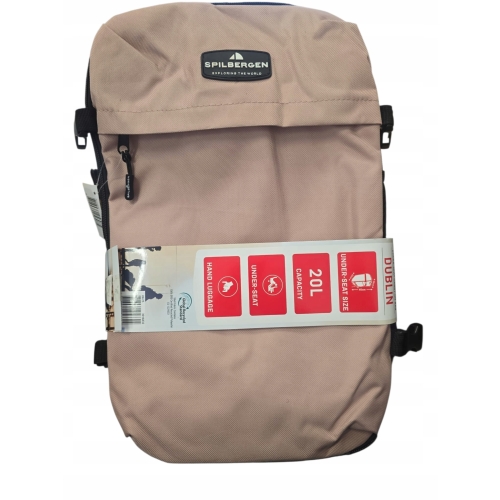 Plecak kabinowy samolotowy kompaktowy pod fotel 40 x 25 x 20 cm 20L RÓŻOWY