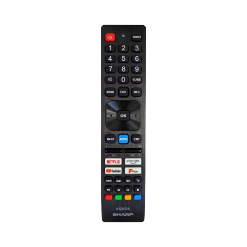 Pilot oryginalny uniwersalny TV Sharp Android Netflix 42EE4E SHW/RMC/0140N