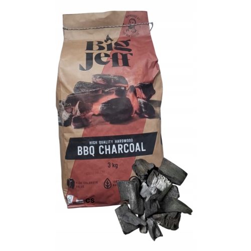 Węgiel Drzewny do Grilla kominka 3 kg express grill premium BIG JEFF