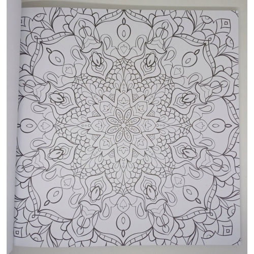 KOLOROWANKA MANDALA ANTYSTRESOWA KREATYWNE HOBBY 48 KART 25 X 25 CM PINK