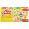 Zestaw ciastoliny 8-pak kolory tęczowe 8 tubek blue-white Hasbro Play-Doh