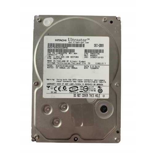 Dysk twardy Hitachi UltraStar A7K1000 HUA721010KLA330 1TB SATA 3,5"