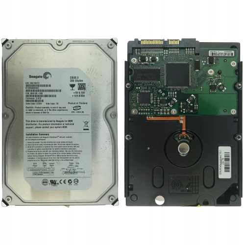 Dysk twardy Seagate ST3250820SCE 7200 RPM FW 3.ACD 82 MB/s SATA 3,5" 250GB