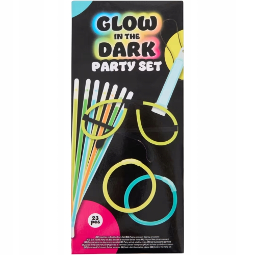 Świecące patyczki Świetlik Glow Stick 23 sztuki Impreza Dekoracje LED 4+