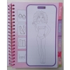Kolorowanka Selfie Girls Creative Designer naklejki szablony 70 stron 766