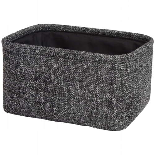 Pleciony koszyczek Studio Home do przechowywania organizer 22 x 16 cm Black