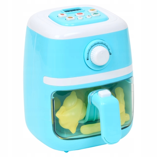 FRYTKOWNICA ZABAWKOWA Z DŹWIĘKIEM INTERAKTYWNA AIR FRYER Z JEDZENIEM ZESTAW