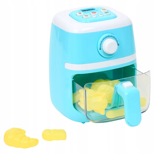 FRYTKOWNICA ZABAWKOWA Z DŹWIĘKIEM INTERAKTYWNA AIR FRYER Z JEDZENIEM ZESTAW