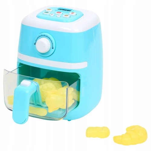 FRYTKOWNICA ZABAWKOWA Z DŹWIĘKIEM INTERAKTYWNA AIR FRYER Z JEDZENIEM ZESTAW