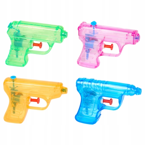 MAŁY PISTOLET NA WODĘ ZESTAW PISTOLETÓW KOLOROWY PISTOLECIK WODNY SIKAWKA 4