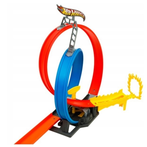 Zestaw Hot Wheels Podwójna ENERGY TRACK pętla samochodzik MATTEL GND92