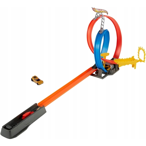 Zestaw Hot Wheels Podwójna ENERGY TRACK pętla samochodzik MATTEL GND92