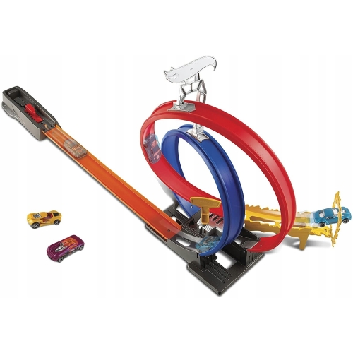 Zestaw Hot Wheels Podwójna ENERGY TRACK pętla samochodzik MATTEL GND92