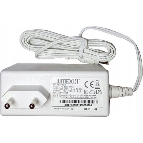 Zasilacz oryginalny sieciowy wtyk 6,3 x 2,6 mm LITEON PE-1300-1AR1 12V 2,5A